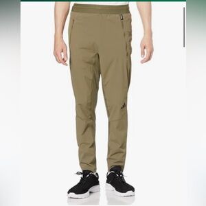 Adidas Men's Training Cordura Workout Pants, Olive Strata.